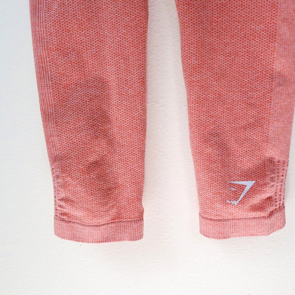 Gymshark Size M Adapt Ombré Seamless Leggings Peach Pink Orange - Picture 7 of 10